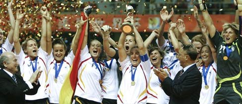 Germany lift the Women's World Cup